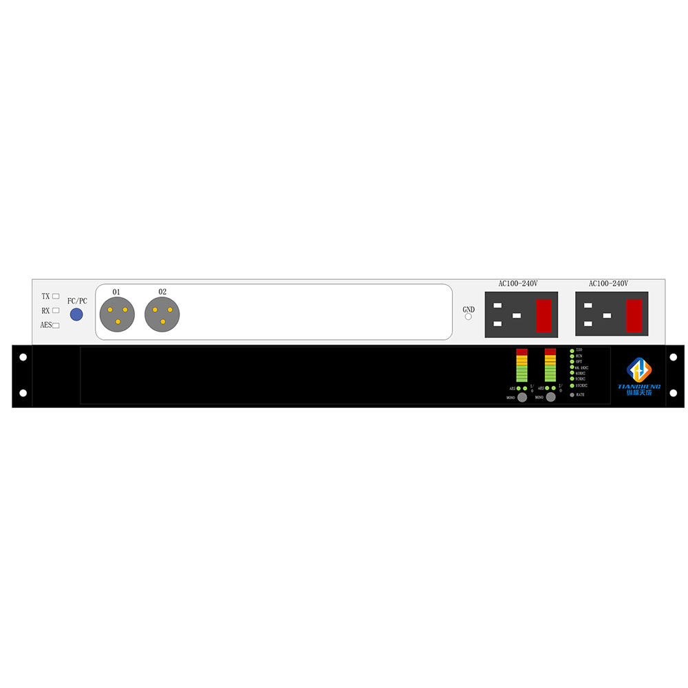 单路双声道卡侬音频光端机
