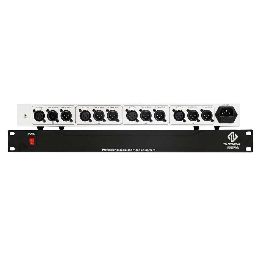 4组AES/EBU转模拟平衡转换器